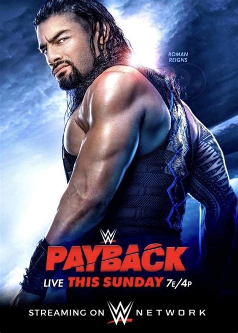 Roman Reigns stars in the official poster of Payback 2020 | Superfights