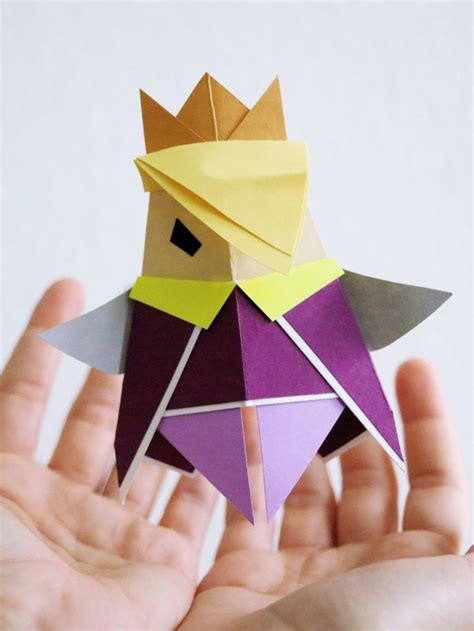 FREE Print Make King Olly from Paper Mario the Origami King | Free ...