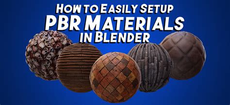 Easy PBR Material Setup in Blender & Where to find Free PBR Textures ...