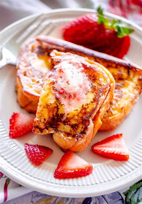 Strawberry Jam French Toast - A Beautiful Plate