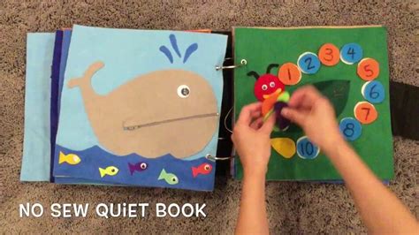 Brandon's no sew quiet book | Quiet book, Diy quiet books, Toddler ...