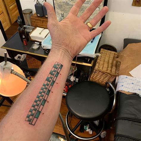 Adam savage ruler tattoo | Savage tattoo, First tattoo, Tattoos