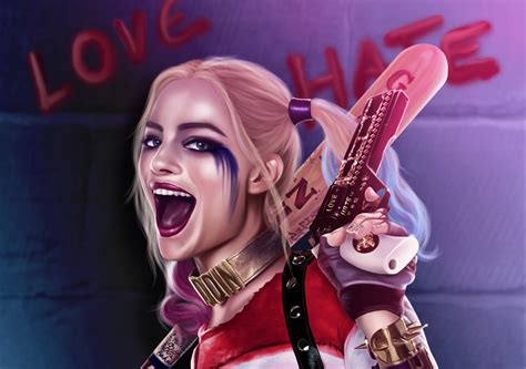 Harley Quinn Artwork 3, HD Artist, 4k Wallpapers, Images, Backgrounds ...