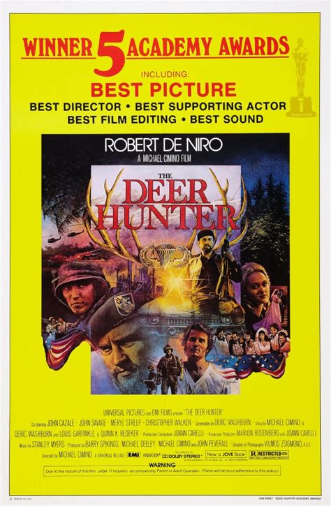 The Deer Hunter Us Poster Art 1978. Universal/Courtesy Everett ...