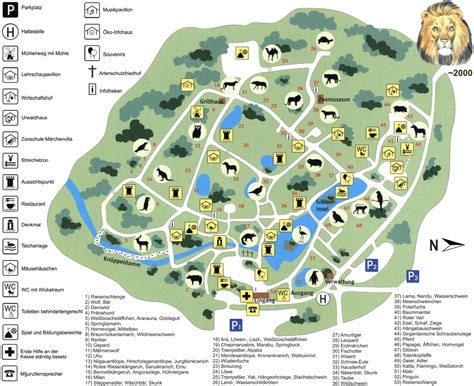 Map of Zoo Eberswalde - ~ 2000