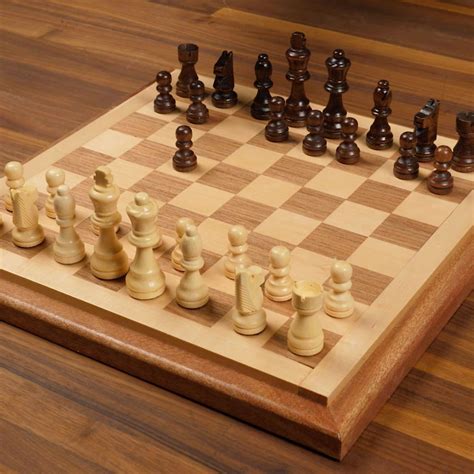 Chess Set Slide of Oak Tree, Handmade Chess Set with 1. Class Oak Board ...