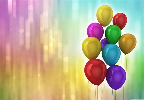 Balloons Hd Wallpaper Background