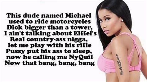 Nicki Minaj Anaconda'' Lyrics - YouTube