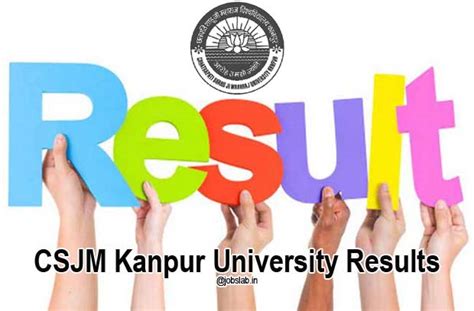 CSJM Kanpur University Results 2017 Available for Regular/Private Exams