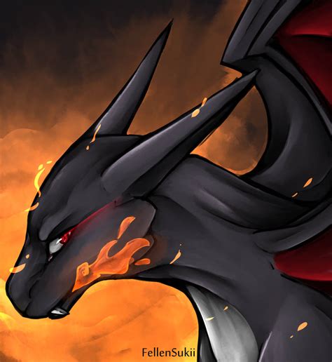 Shiny charizard painting by Izo-Ink on DeviantArt