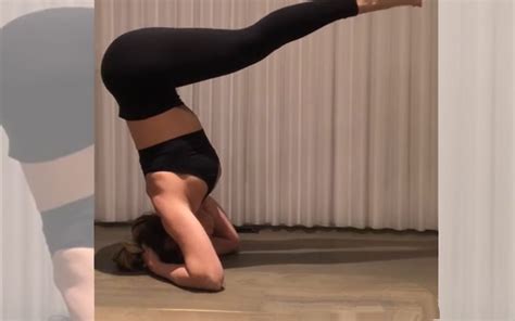 Trish Stratus Shows Off Impressive Yoga Ability In New Video