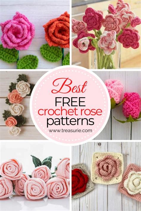 Easy Crochet Rose Free Crochet Pattern Moara Crochet | eduaspirant.com