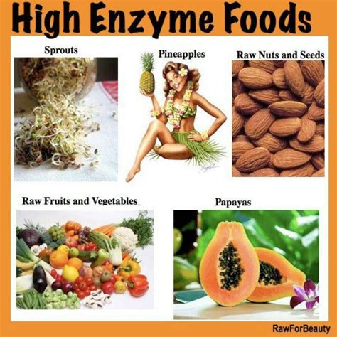 High Enzyme foods | High enzyme foods, Health and nutrition, Raw food ...