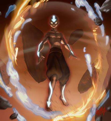 Avatar The Last Airbender Avatar State Drawings