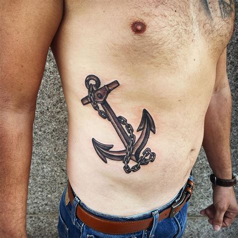 Forearm anchor tattoo designs for men photos