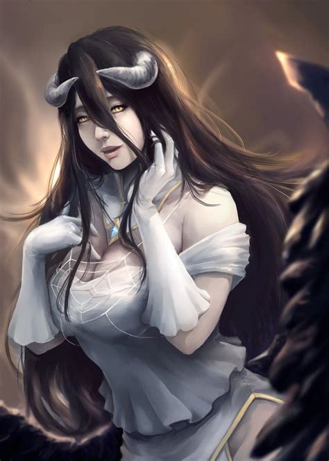 Albedo Overlord Fan Art by Zeon1309 | Character portraits, Anime ...