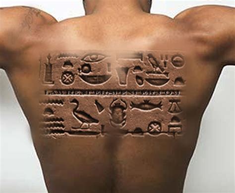 Egyptian Hieroglyphics Tattoos at Tattoo