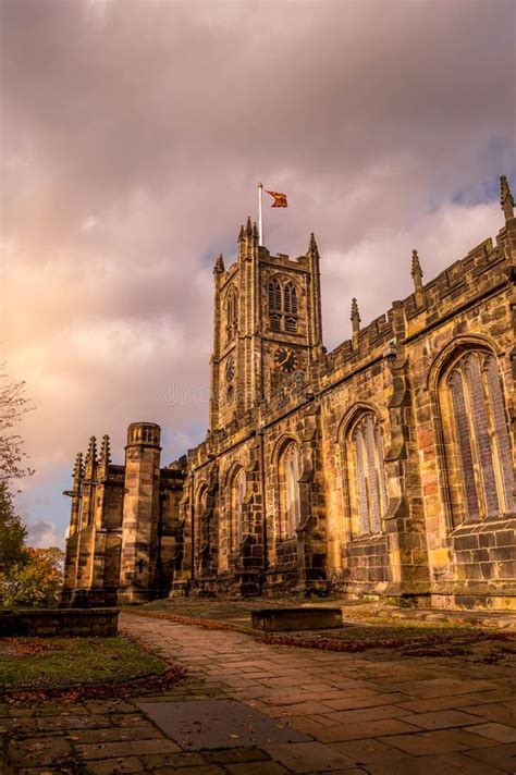 Lancaster Priory Church of Saint Mary Stock Photo - Image of north ...