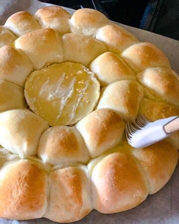 Baked Camembert and Bread Appetizer (from Frozen Dough) -TFN