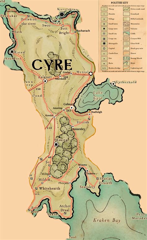 Pre War Map of Cyre (Not very good) : r/DnD