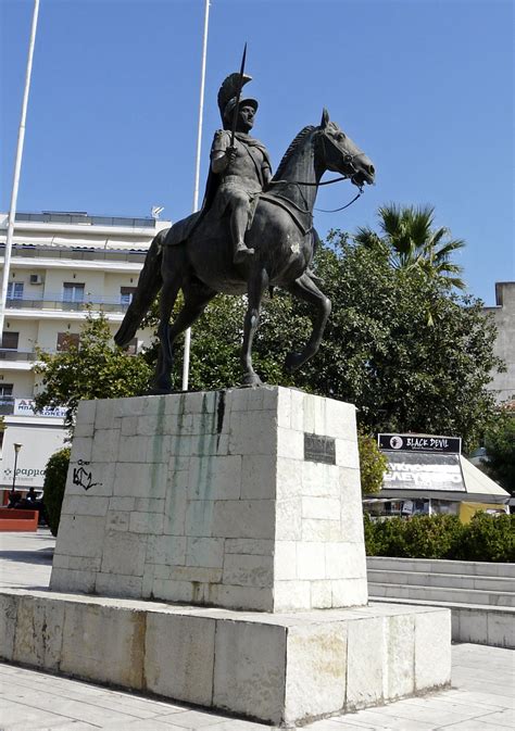 Equestrian statue of Pyrrhus in Arta Greece