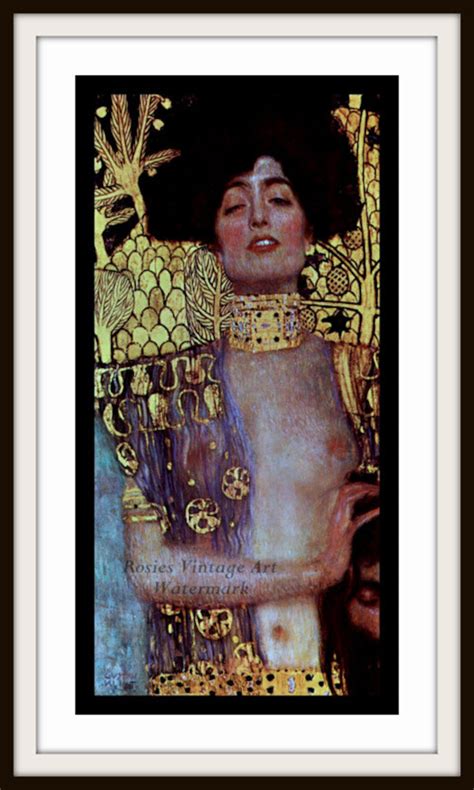 Klimt Judith I Art Nouveau Giclee Fine Art Print Gustav | Etsy