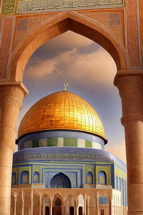 Masjid Al Aqsa 🕌 | Beautiful nature pictures, Blue background images ...