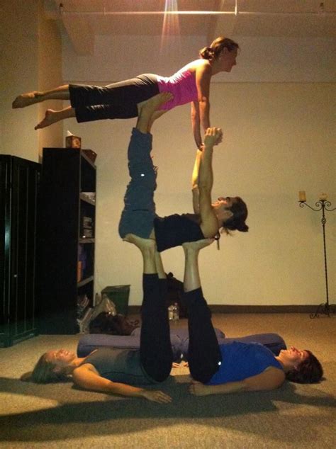 AcroYoga Blog | Acro yoga poses, Partner yoga poses, Yoga challenge poses