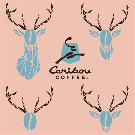 I’m working on a mock up re-branding for Caribou Coffee to make it more ...