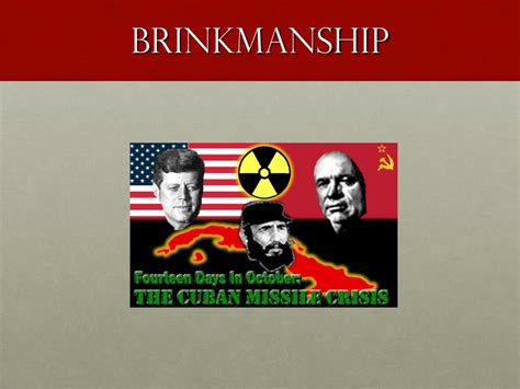 PPT - Deterrence/brinkmanship PowerPoint Presentation, free download ...