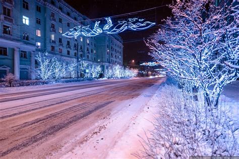 Winter in the arctic Murmansk · Russia Travel Blog