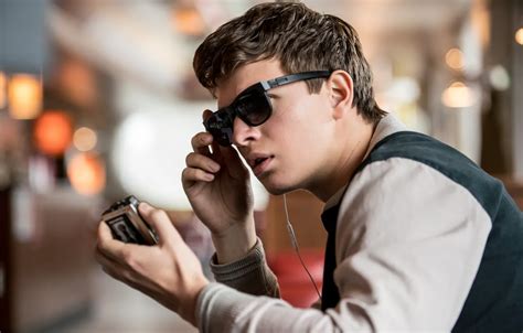 Wallpaper glasses, player, guy, Ansel Elgort, Ansel Elgort, Baby Driver ...