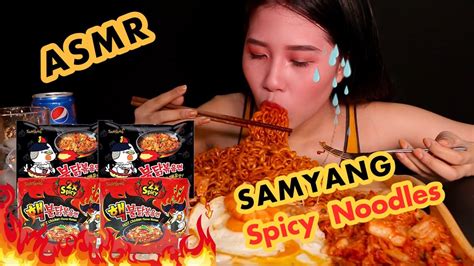 MUKBANG - Spicy Noodles Samyang - Mì cay Samyang - YouTube