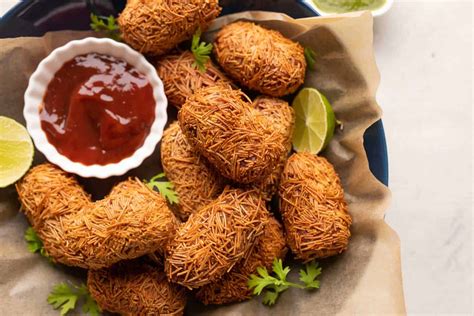 Veg Cutlets with Potatoes and Beetroot | Veg Croquettes - My Food Story