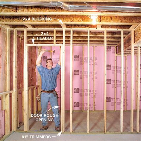 How to Finish a Basement: Framing and Insulating | The Family Handyman ...