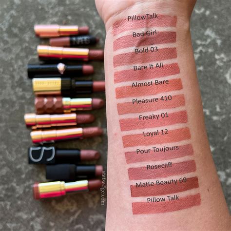 Charlotte Tilbury Pillow Talk Lipstick Swatches - Stef's Edge