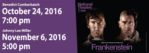 Stage on Screen: Frankenstein starring Benedict Cumberbatch - Weber ...