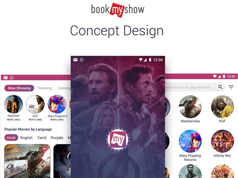 BookMyShow Concept Design by Jasmeet Singh on Dribbble