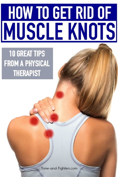 How To Alleviate Muscle Knots - Teachfuture6