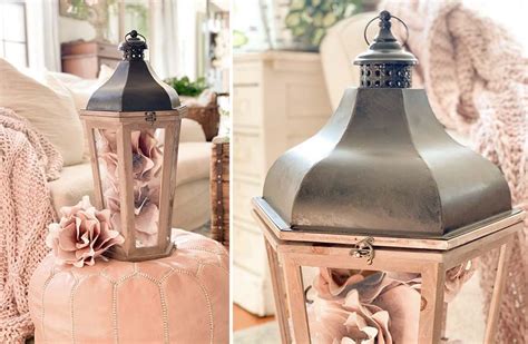 Galvanized Lanterns | Huge Distressed Rustic Lanterns - Decor Steals