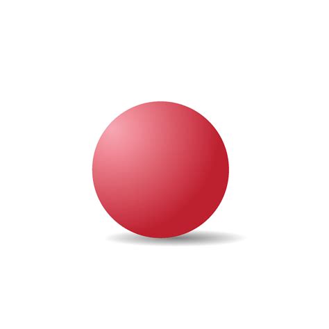 red ball on white background. Outline paths for easy outlining. Great ...