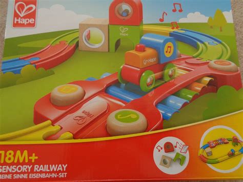 Hape Sensory Railway Set Train Set New | eBay