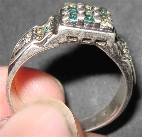 Vintage Old Diamond Silver Ring, How Old Is This ? Is It Rare ...