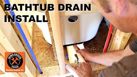 Tub Drain Installation Diagram