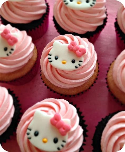 Hello Kitty Cupcakes by cake4thought on DeviantArt