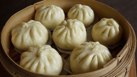 Baozi Chinese Steamed Chicken Buns: Full Recipe, dough, stuffing ...