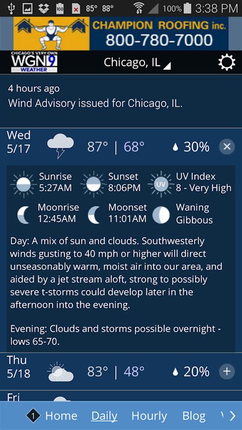 WGN Weather - Android Apps on Google Play