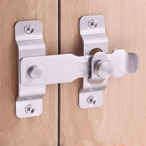 Buy dingchi Stainless Steel Sliding Barn Door Latch Lock Locking Barns ...