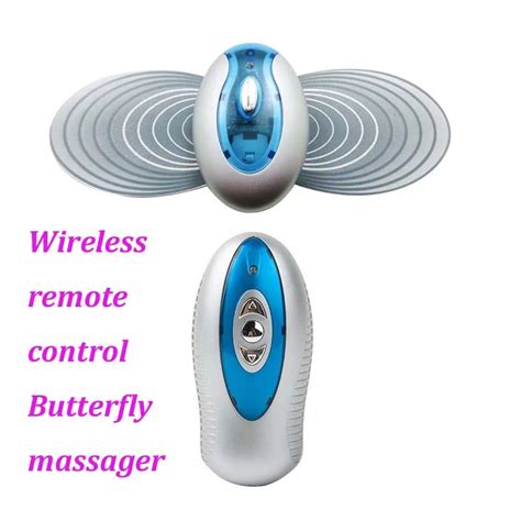 Wireless remote control Butterfly massager body muscle massage slimming ...