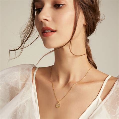 Asteria Necklace - Yellow Gold – Glacier Mist